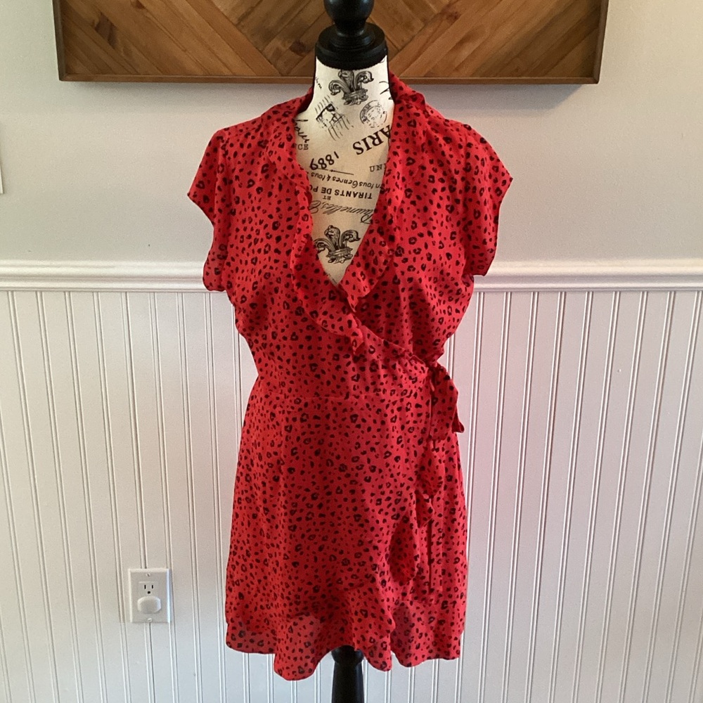 Sunday Best Red and Black Mini Dress